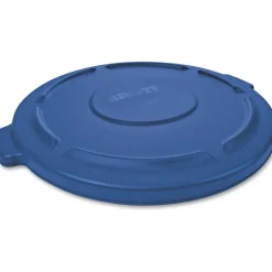 Rubbermaid Brute 2631 - Waste basket lid - round - high-density polyethylene (HDPE) - blue - for P/N: FG263206 BLUE