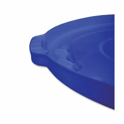 Rubbermaid Brute 2631 - Waste basket lid - round - high-density polyethylene (HDPE) - blue - for P/N: FG263206 BLUE