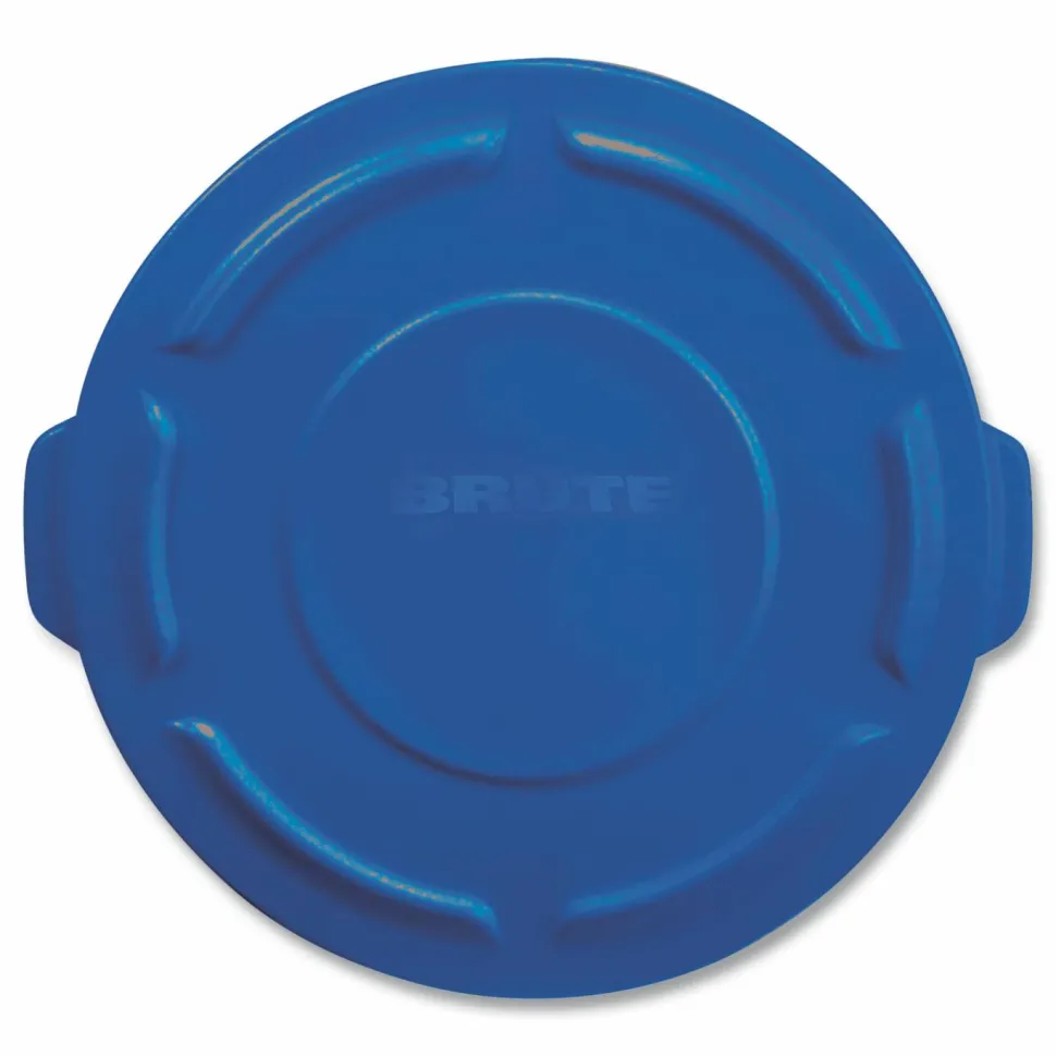 Rubbermaid Brute 2631 - Waste basket lid - round - high-density polyethylene (HDPE) - blue - for P/N: FG263206 BLUE