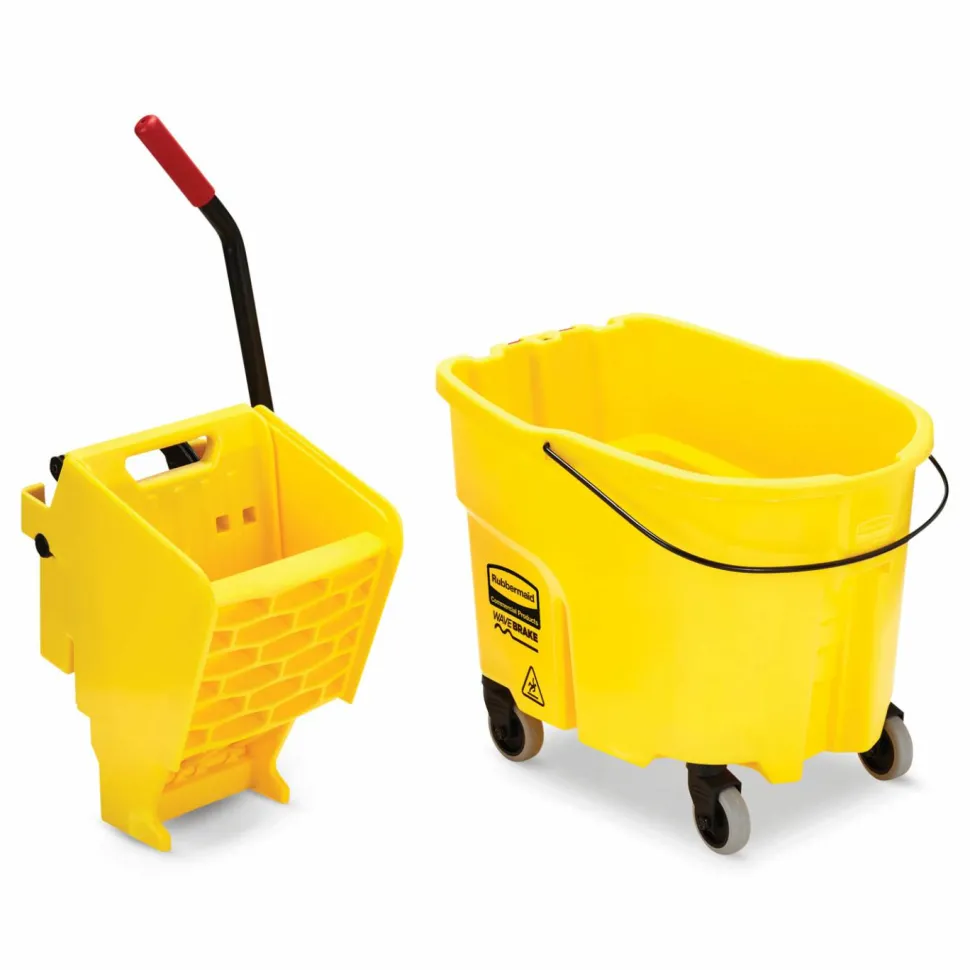 Rubbermaid Bucket/Wringer Combo Pack, 17 5/8"H x 16 1/16"W x 20 1/4"D, 35 Quarts