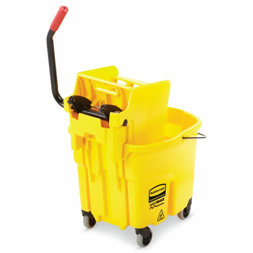 Rubbermaid Bucket/Wringer Combo Pack, 17 5/8"H x 16 1/16"W x 20 1/4"D, 35 Quarts