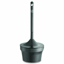 Rubbermaid Commercial Aladdin Smokers' Station, Round, Steel, 4.5 gal, 16 dia x 38.75, Charcoal