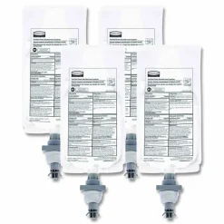 Rubbermaid Commercial AutoFoam Refill With Alcohol Foam Hand Sanitizer, Clear, 1,000 mL, Unscented, 4/Carton