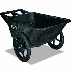 Rubbermaid Commercial Big Wheel Agriculture Wheelbarrow, 300 lb Capacity, 32.75