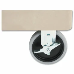 Rubbermaid Commercial BRUTE Heavy-Duty Utility Cart with Lipped Shelves, Plastic, 2 Shelves, 500 lb Capacity, 17.13