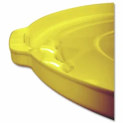 Rubbermaid Commercial BRUTE Self-Draining Flat Top Lids for 32 gal Round BRUTE Containers, 22.25