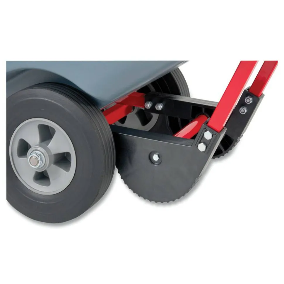 Rubbermaid Commercial BRUTE DURATILT Frame Tilt Truck, Standard Duty, 0.5 cu yd, 850 lb Capacity, Rotomolded Resin/Leakproof Polyethylene, Gray