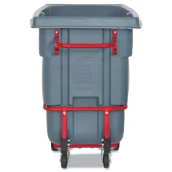 Rubbermaid Commercial BRUTE DURATILT Frame Tilt Truck, Heavy Duty, 0.5 cu yd, 1,400 lb Capacity, Rotomolded Resin/Leakproof Polyethylene, Gray