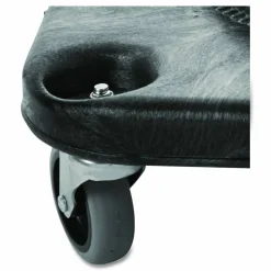 Rubbermaid Commercial Brute Container Square Dolly, 300 lb Capacity, 17.25 x 6.25, Black