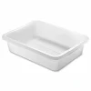 Rubbermaid Commercial Bus/Utility Box, 15" x 20" x 5", White