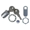 Rubbermaid Commercial Cleaning Cart Replacement Lock and Keys for Cleaning Carts, Silver