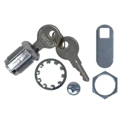 Rubbermaid Commercial Cleaning Cart Replacement Lock and Keys for Cleaning Carts, Silver