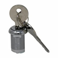 Rubbermaid Commercial Cleaning Cart Replacement Lock and Keys for Cleaning Carts, Silver