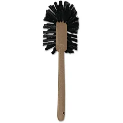 Rubbermaid Commercial Commercial-Grade Toilet Bowl Brush, 17" Handle, Brown