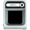 Rubbermaid Commercial Configure Indoor Recycling Waste Receptacle, 45 gal, Metal, Gray