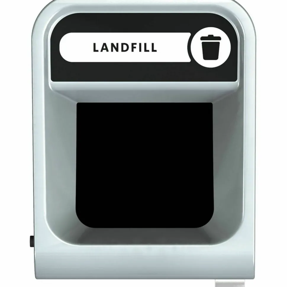 Rubbermaid Commercial Configure Indoor Recycling Waste Receptacle, 45 gal, Metal, Gray