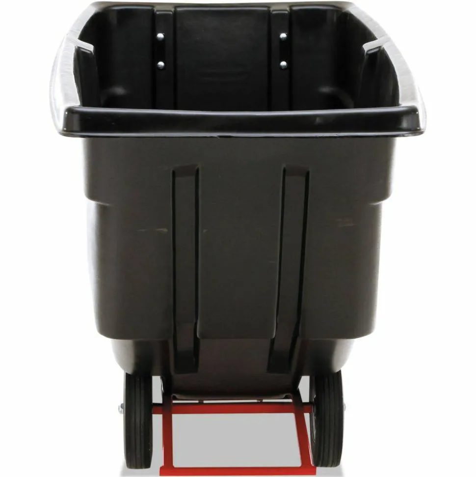 Rubbermaid Commercial 1 cu yd BRUTE Rotomolded Tilt Truck, 850 lb Capacity, Black