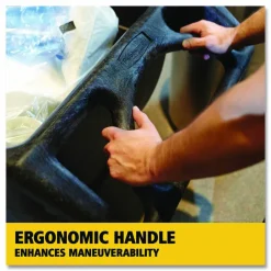 Rubbermaid Commercial 0.75 cu yd Structural Foam Tilt Truck, 600 lb Capacity, Black