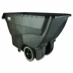 Rubbermaid Commercial 0.75 cu yd Structural Foam Tilt Truck, 600 lb Capacity, Black