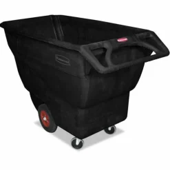 Rubbermaid Commercial 0.75 cu yd Structural Foam Tilt Truck, Standard Duty, 1,000 lb Capacity, Black