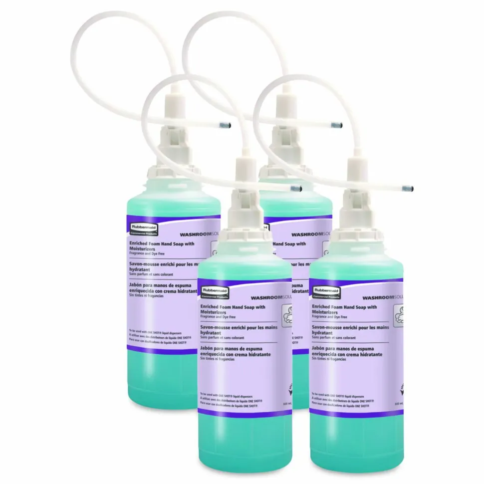 Rubbermaid Commercial Enriched Moisturizing Foam Hand Soap Refill, Citrus Scent, 800 mL, 4/Carton
