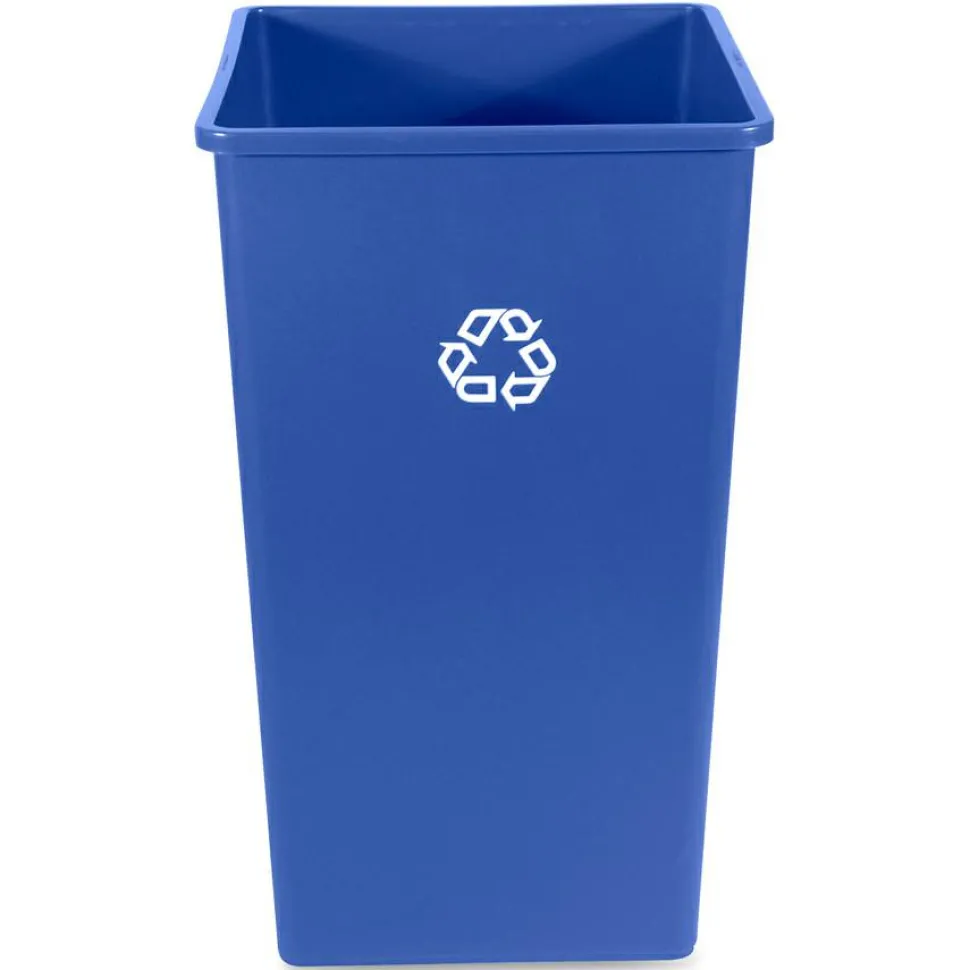 Rubbermaid Commercial 50-Gallon Square Recycling Container