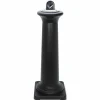 Rubbermaid Commercial GroundsKeeper Tuscan Receptacle, 22.05 gal, 13 dia x 38.38h, Black