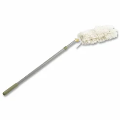 Rubbermaid Commercial HiDuster Dusting Tool with Angled Launderable Head, 51" Extension Handle