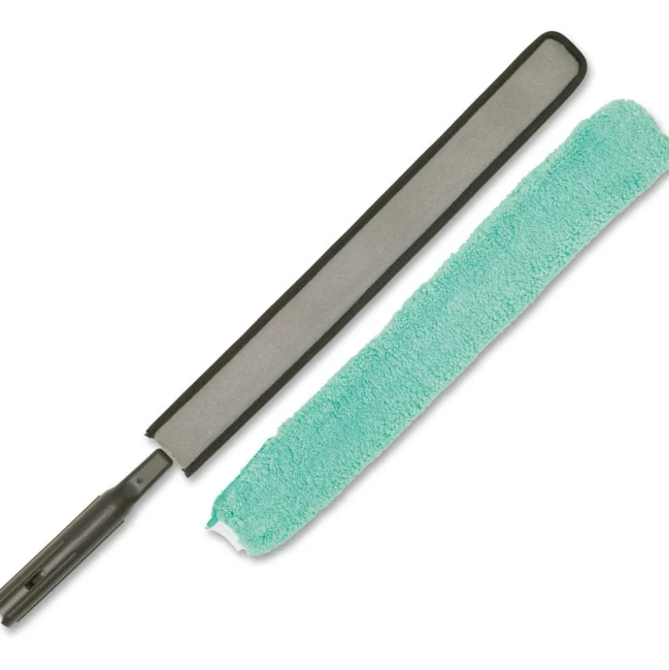 Rubbermaid Commercial HYGEN Quick-Connect Flexible Dusting Wand - 28.8" Overall Length - Black - 1 Each