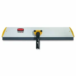 Rubbermaid Commercial HYGEN HYGEN Quick Connect Single-Sided Frame, Squeegee, 24 x 4.5, Aluminum, Yellow