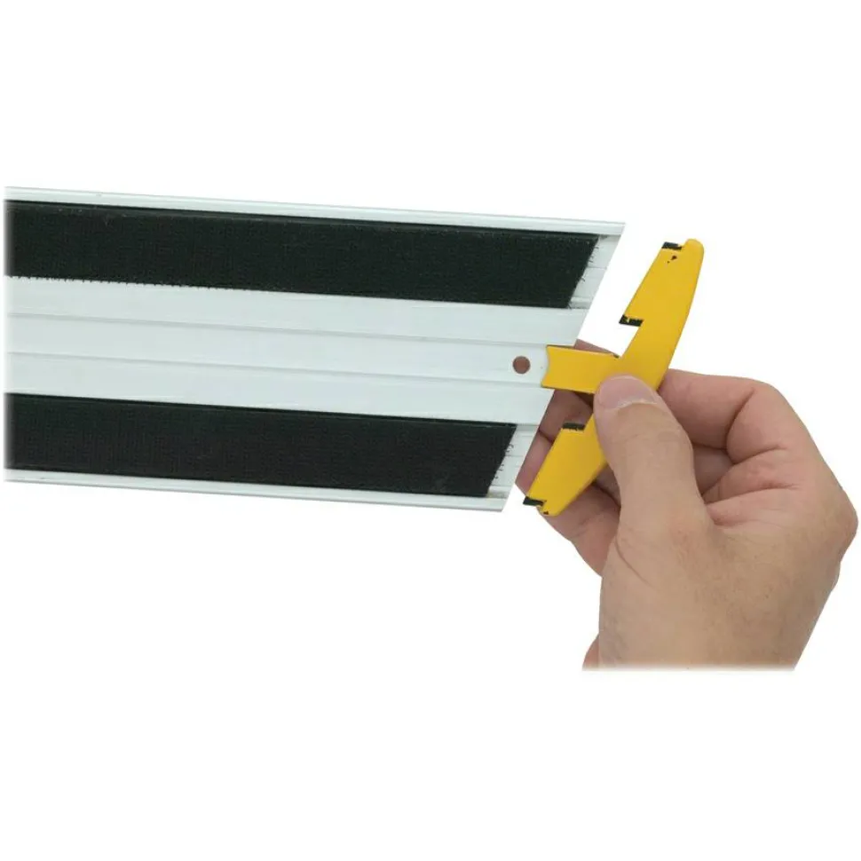 Rubbermaid Commercial HYGEN HYGEN Quick Connect Single-Sided Frame, Squeegee, 24 x 4.5, Aluminum, Yellow