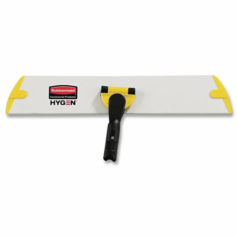 Rubbermaid Commercial HYGEN HYGEN Quick Connect Single-Sided Frame, Wet/Dry Mop 17.19 x 3, Aluminum, Yellow