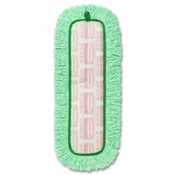 Rubbermaid Commercial HYGEN Microfiber Fringe Dust Mop, 5 3/4"W x 20 3/4"L, Green