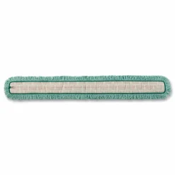 Rubbermaid Commercial HYGEN HYGEN Dry Dusting Mop Heads with Fringe, 36", Microfiber, Green