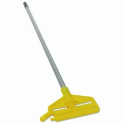 Rubbermaid Commercial Invader Aluminum Side-Gate Wet-Mop Handle, Vinyl Coating, 60