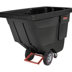 Rubbermaid Commercial 850lb Capacity Utility Tilt Truck, 850 lb Capacity, 33.50"W x 72.20"D x 43.80"H, Black