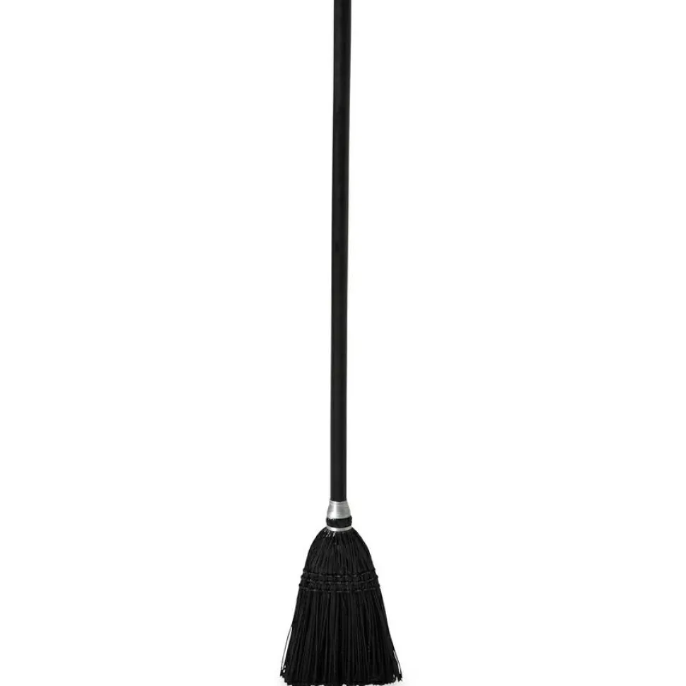 Rubbermaid Commercial Lobby Pro Synthetic-Fill Broom, Synthetic Bristles, 37.5" Overall Length, Black