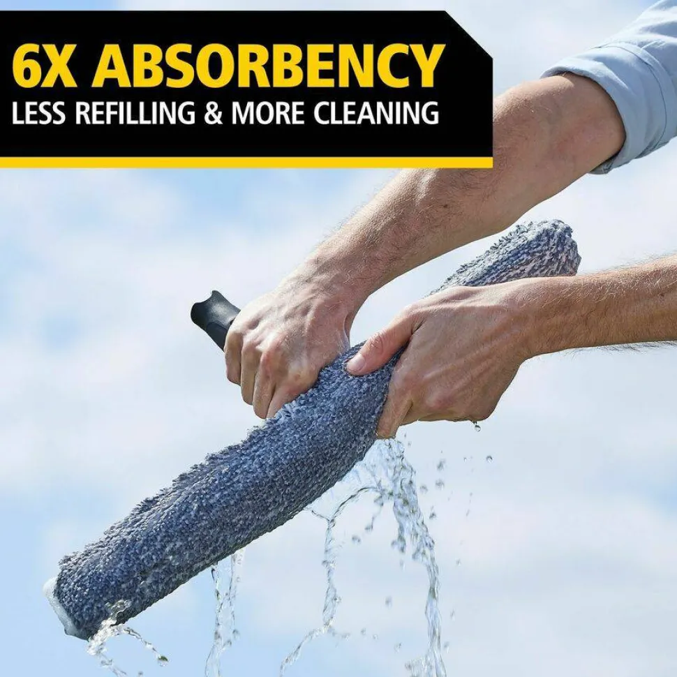 Rubbermaid Commercial Microfiber Glass/Window Cleaning Washer, 10" Wide Blade