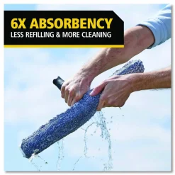 Rubbermaid Commercial Microfiber Glass/Window Cleaning Washer, 10