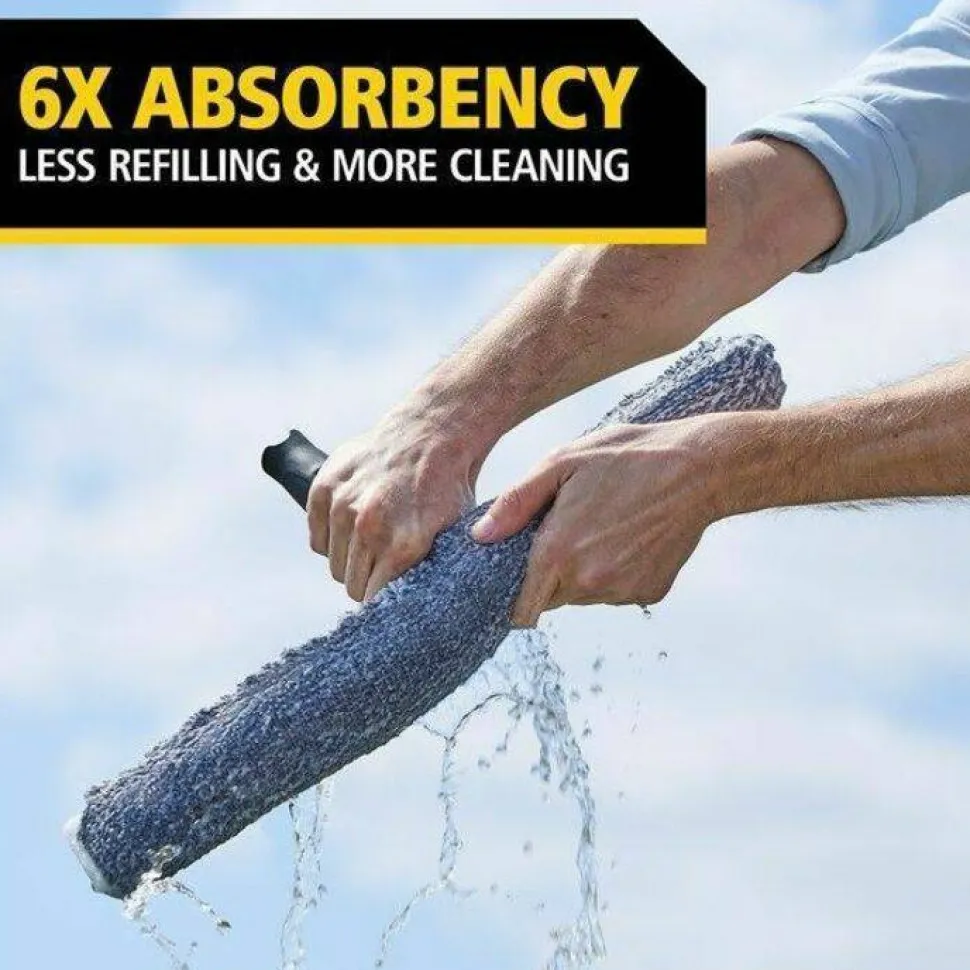 Rubbermaid Commercial Microfiber Glass/Window Cleaning Washer, 14" Wide Blade