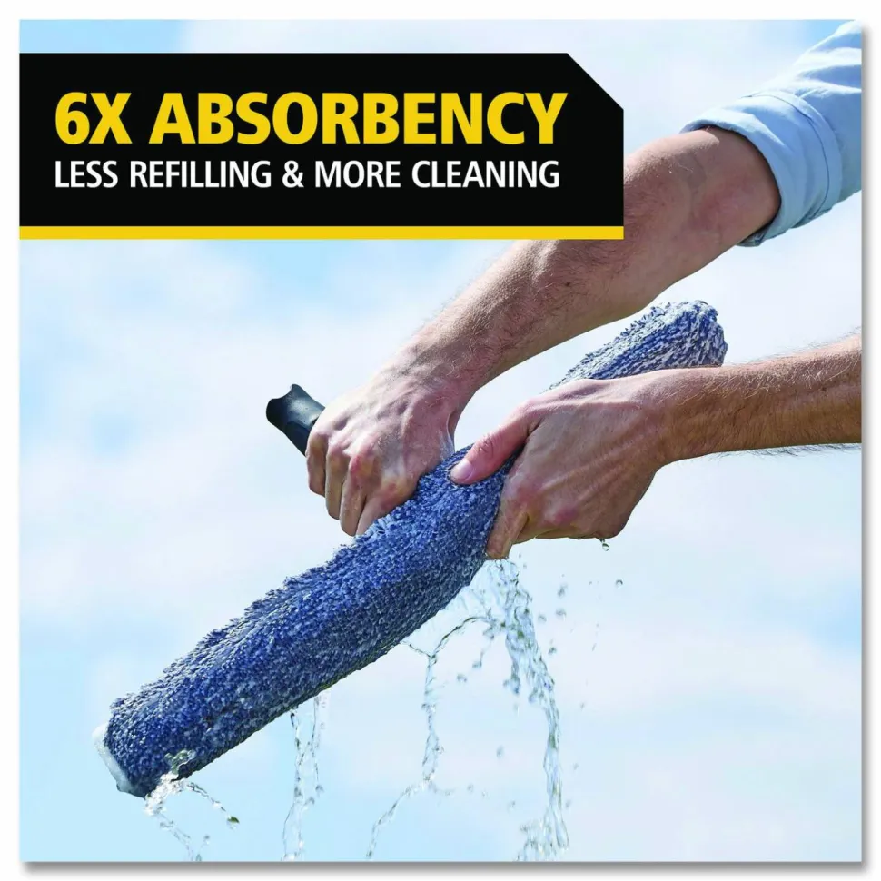 Rubbermaid Commercial Microfiber Glass/Window Cleaning Washer Sleeve, 10" Wide Blade