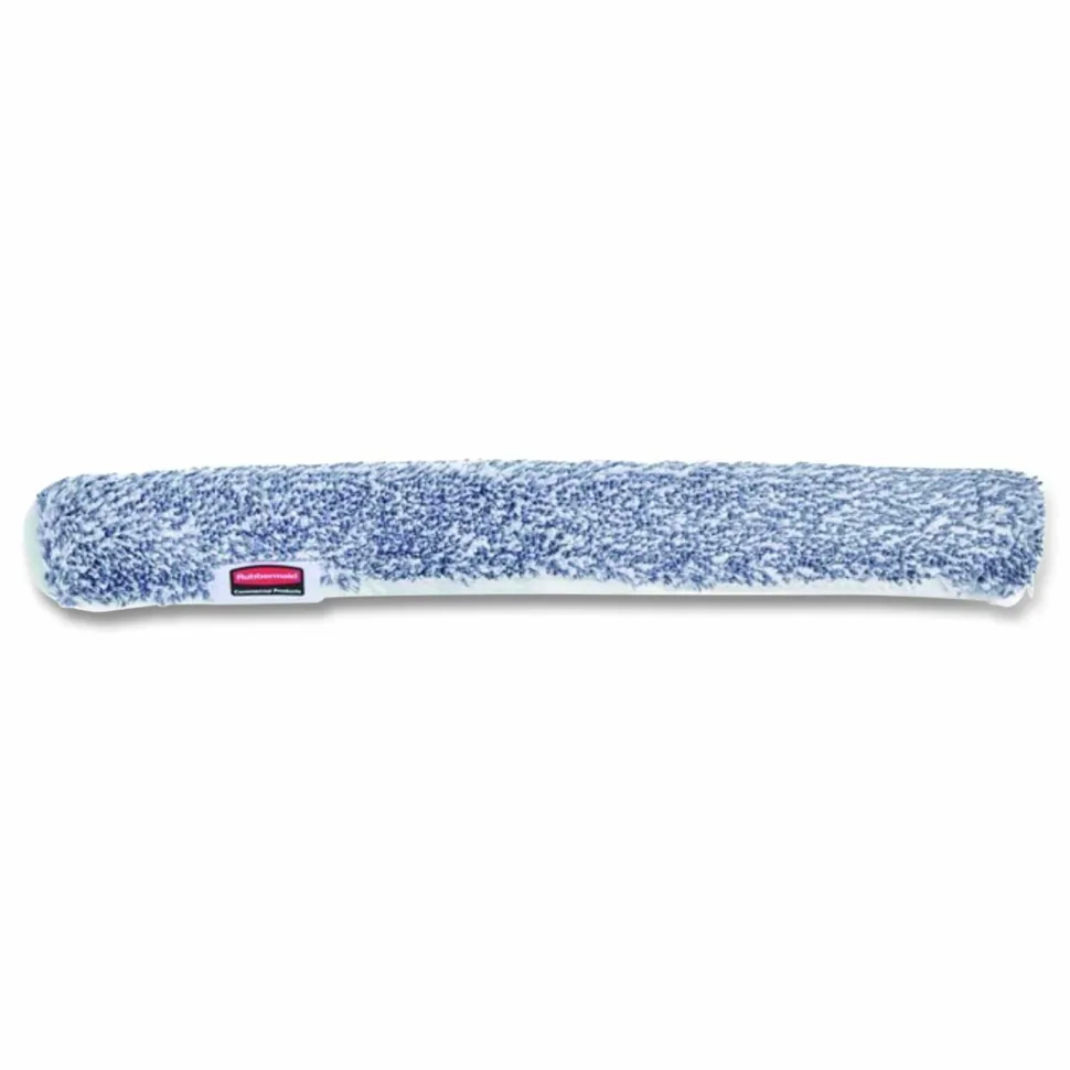 Rubbermaid Commercial Microfiber Glass/Window Cleaning Washer Sleeve, 18" Wide Blade