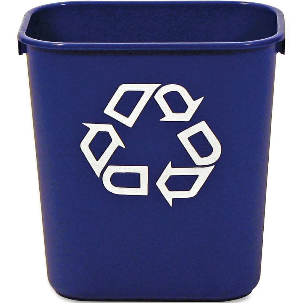 Rubbermaid Commercial 13 QT Standard Deskside Recycling Wastebaskets