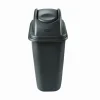 Rubbermaid Commercial Rectangular Free-Swinging Plastic Lids, Black