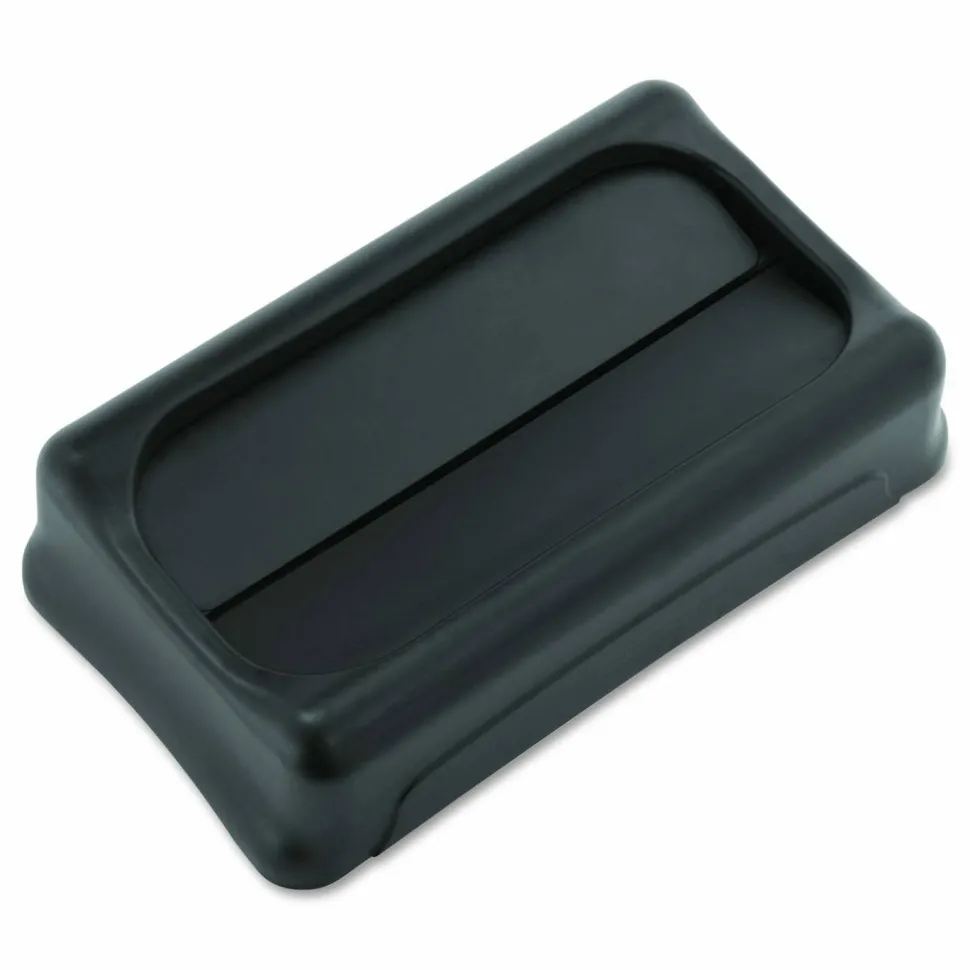 Rubbermaid Commercial Slim Jim Swing Lid, Black