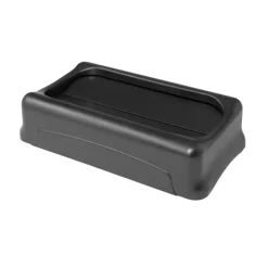 Rubbermaid Commercial Slim Jim Swing Lid, Black