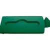 Rubbermaid Commercial Slim Jim Green Closed Lid Insert - Green - Plastic - 1 Each