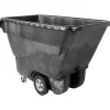 Rubbermaid Commercial Standard Duty Utility Truck, 1250 lb Capacity, Structofoam, 33"W x 72"D x 43"H, Black