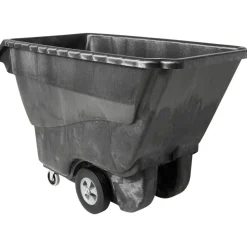 Rubbermaid Commercial Standard Duty Utility Truck, 1250 lb Capacity, Structofoam, 33"W x 72"D x 43"H, Black