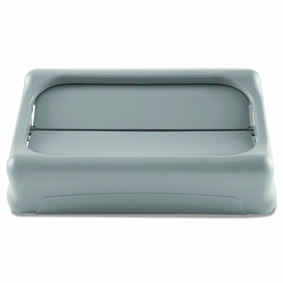Rubbermaid Commercial Swing Lid for Slim Jim Waste Container, Gray